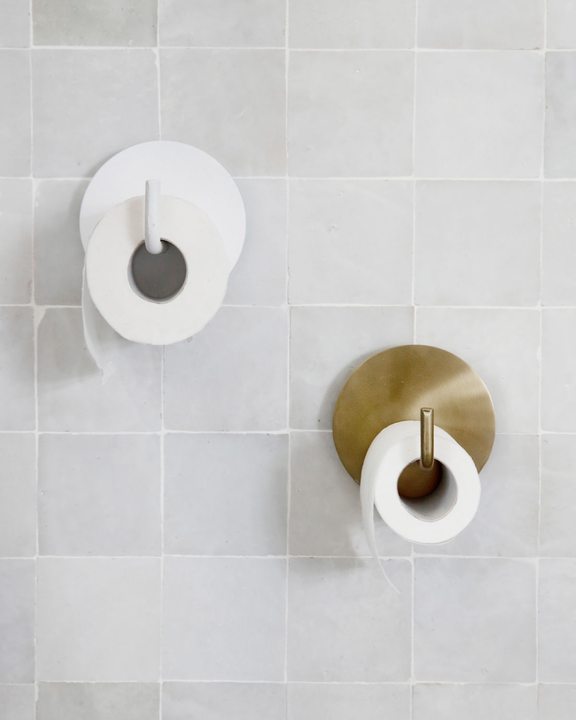 Toilet paper holder, Text