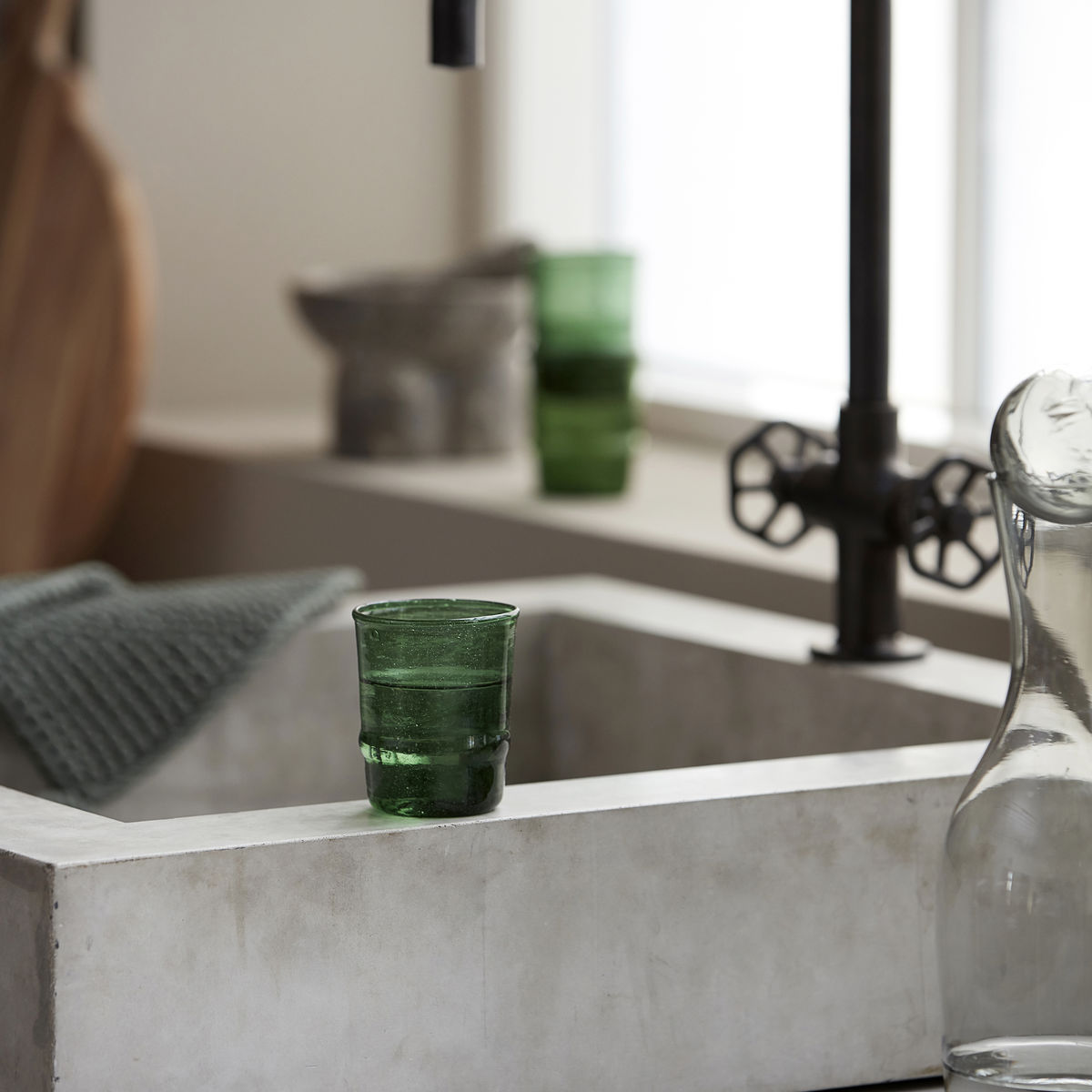 Glass Jeema (Dark Green)