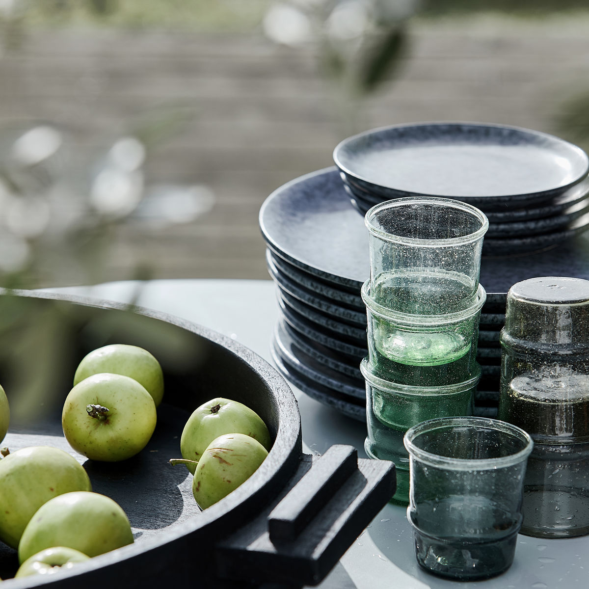 Glass Jeema (Dark Green)