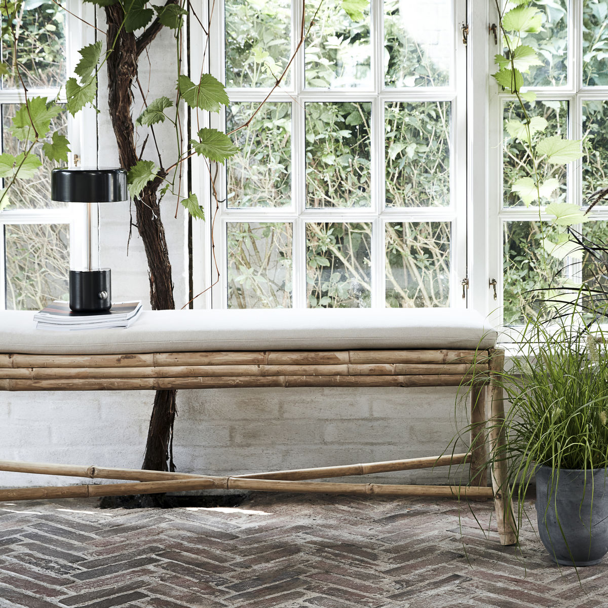 Bench with cushions Sedeo