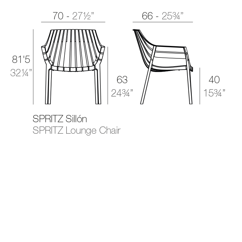 Spritz lounge chair
