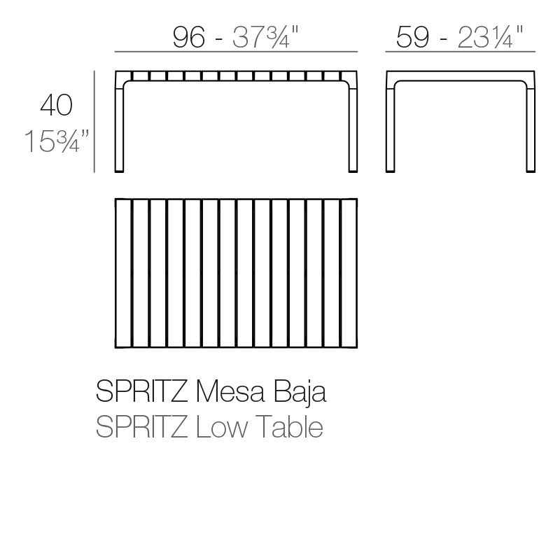 Spritz table sofa