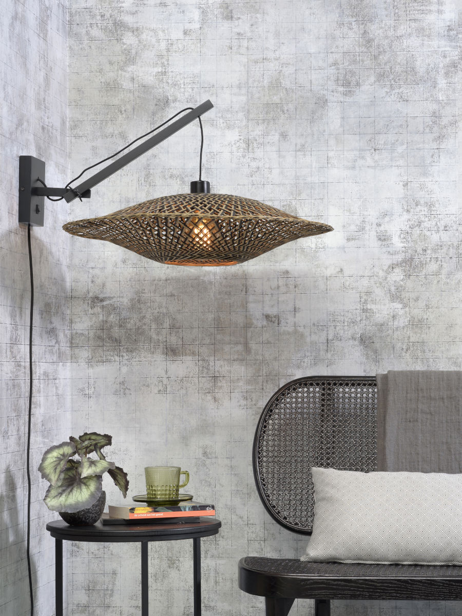 Bambusa sienas lampa Bali