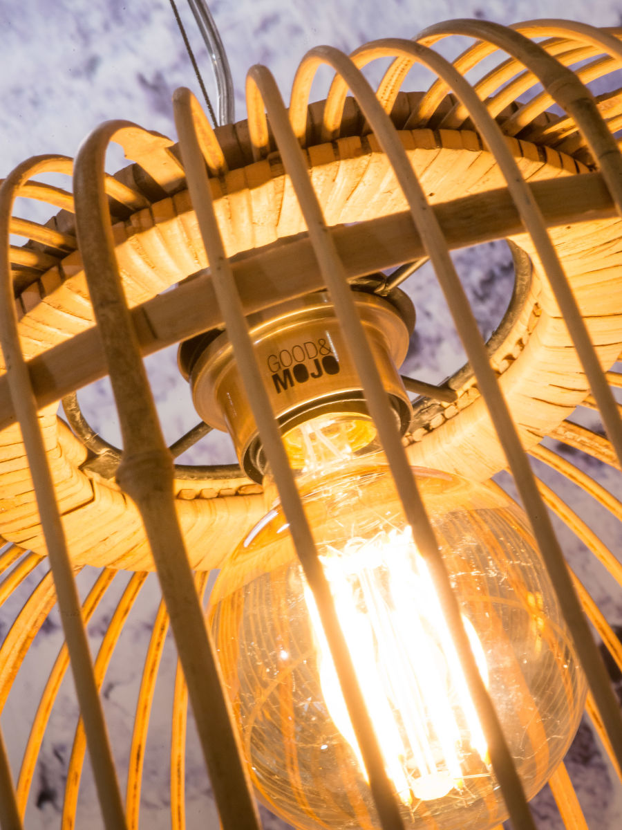 Bambusa piekaramā lampa Borneo (L)