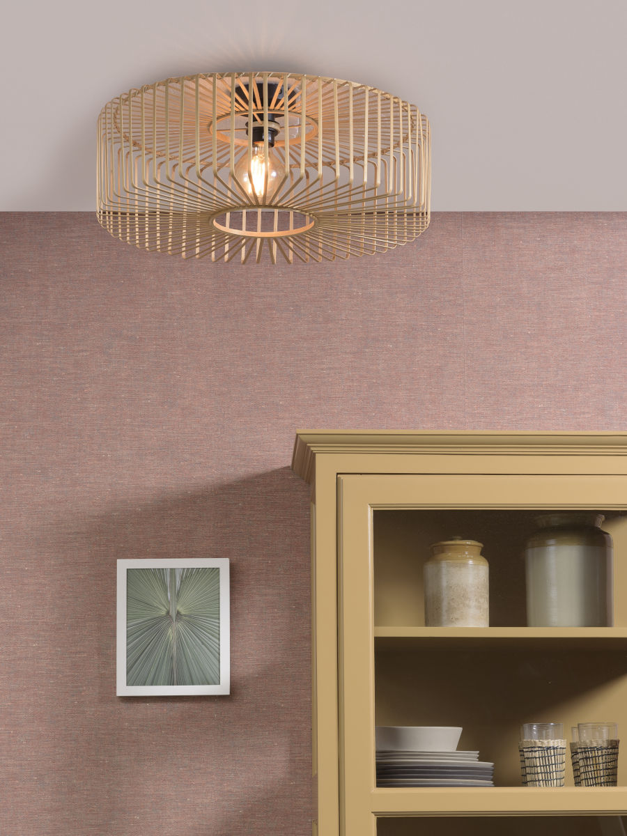 Apaļa griestu lampa Bromo (L)