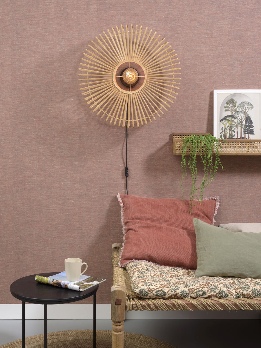 Apaļa sienas lampa Bromo (L)