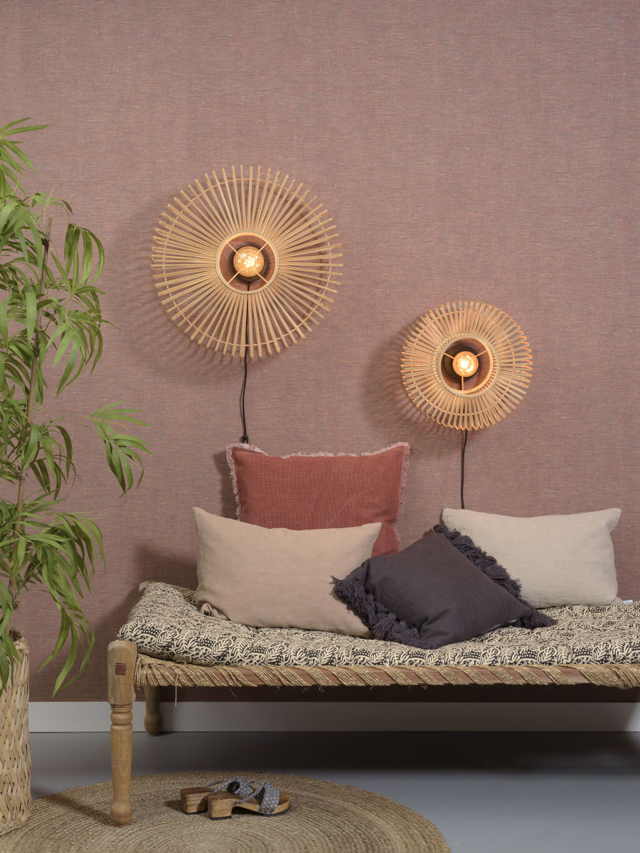 Apaļa sienas lampa Bromo (L)