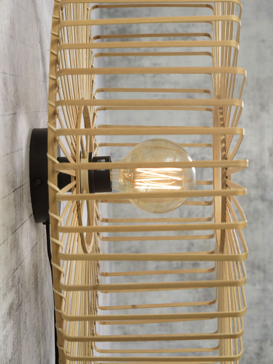 Apaļa sienas lampa Bromo (L)