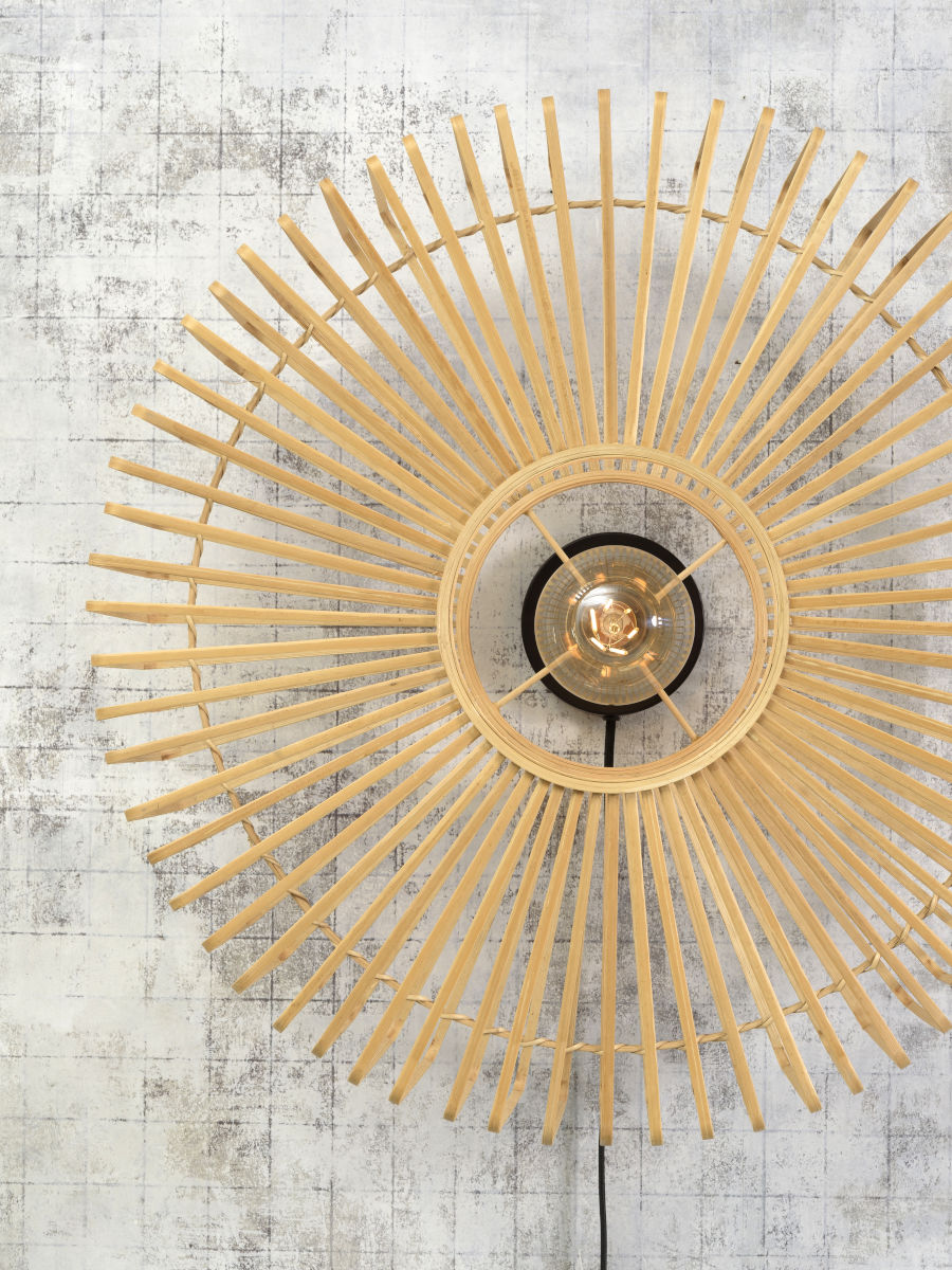 Apaļa sienas lampa Bromo (L)