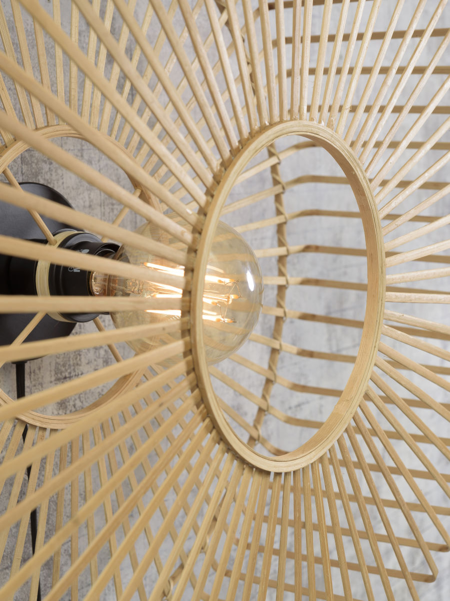 Apaļa sienas lampa Bromo (L)