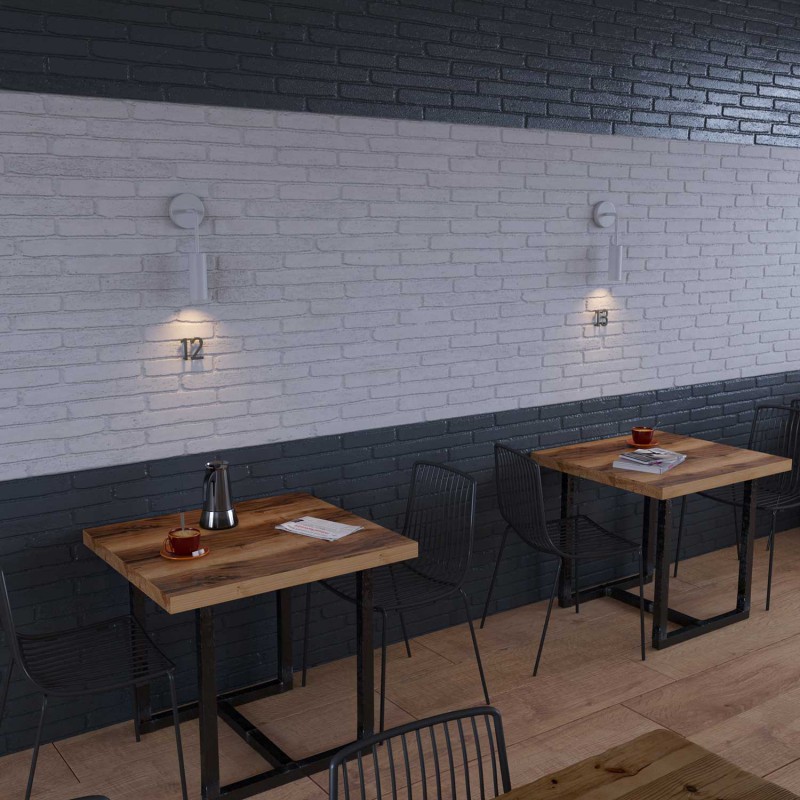 Fermaluce Metal sienas lampa