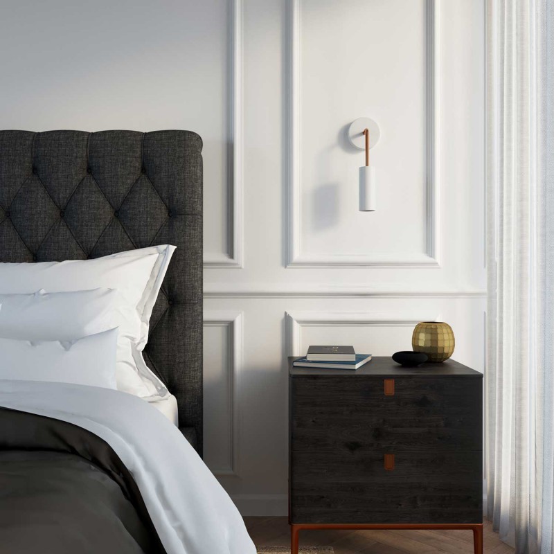 Fermaluce Metal sienas lampa