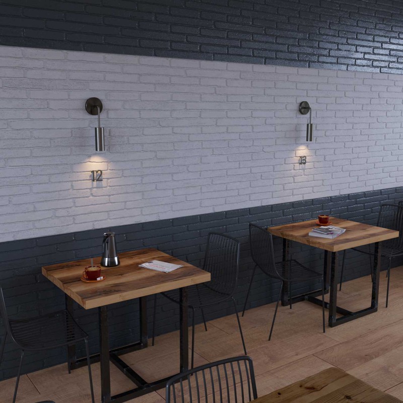 Fermaluce Metal sienas lampa