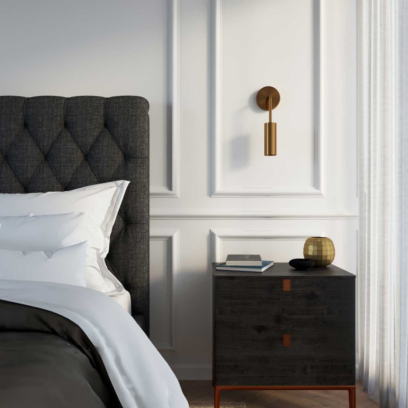 Fermaluce Metal sienas lampa