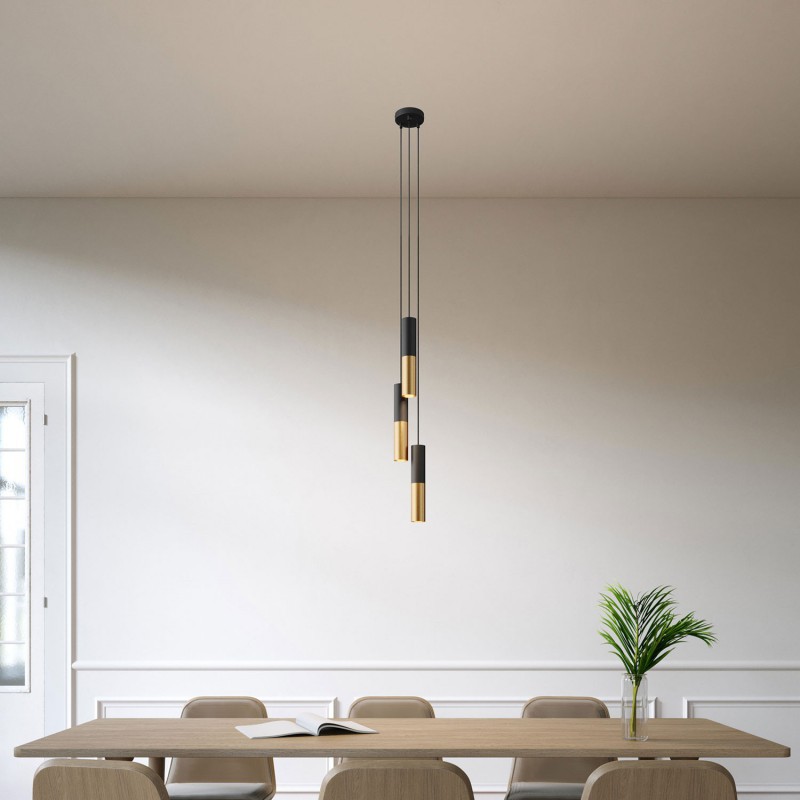 Moderna 3 gaismu piekaramā lampa