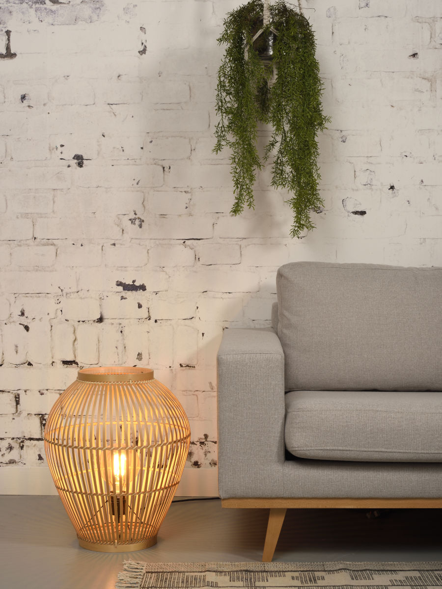 Bambusa grīdas lampa Tuvalu (S)