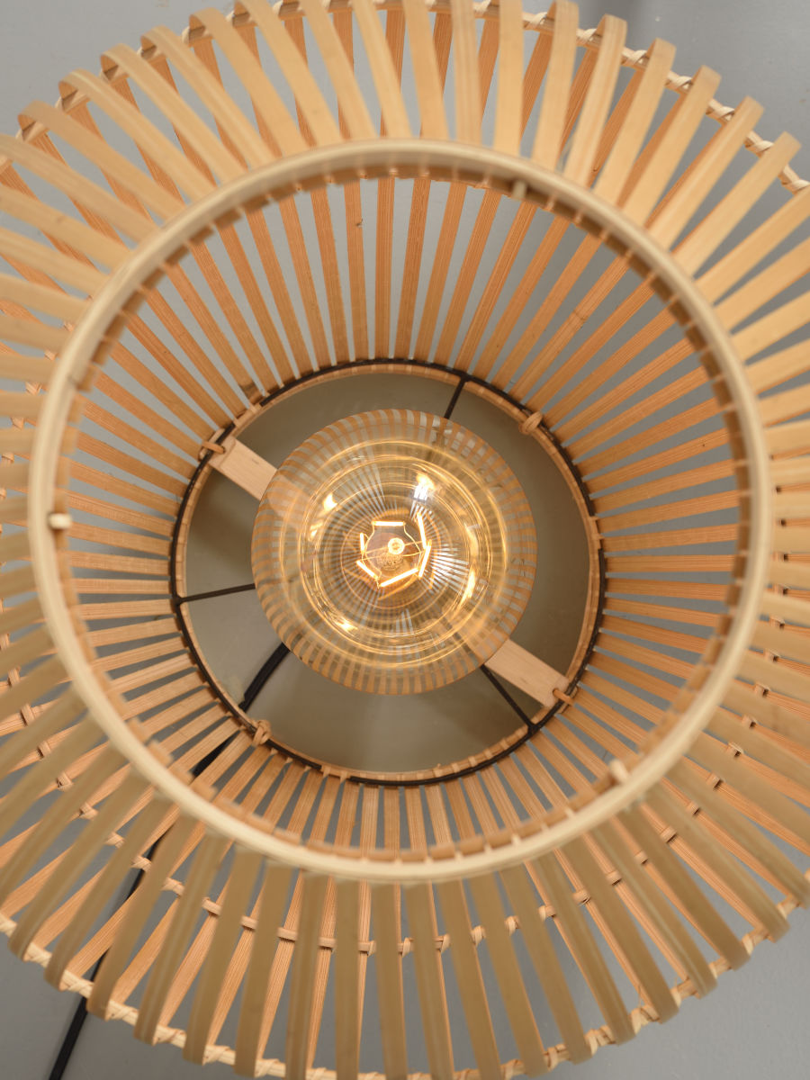 Bambusa grīdas lampa Tuvalu (S)
