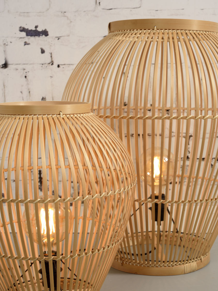 Bambusa grīdas lampa Tuvalu (S)