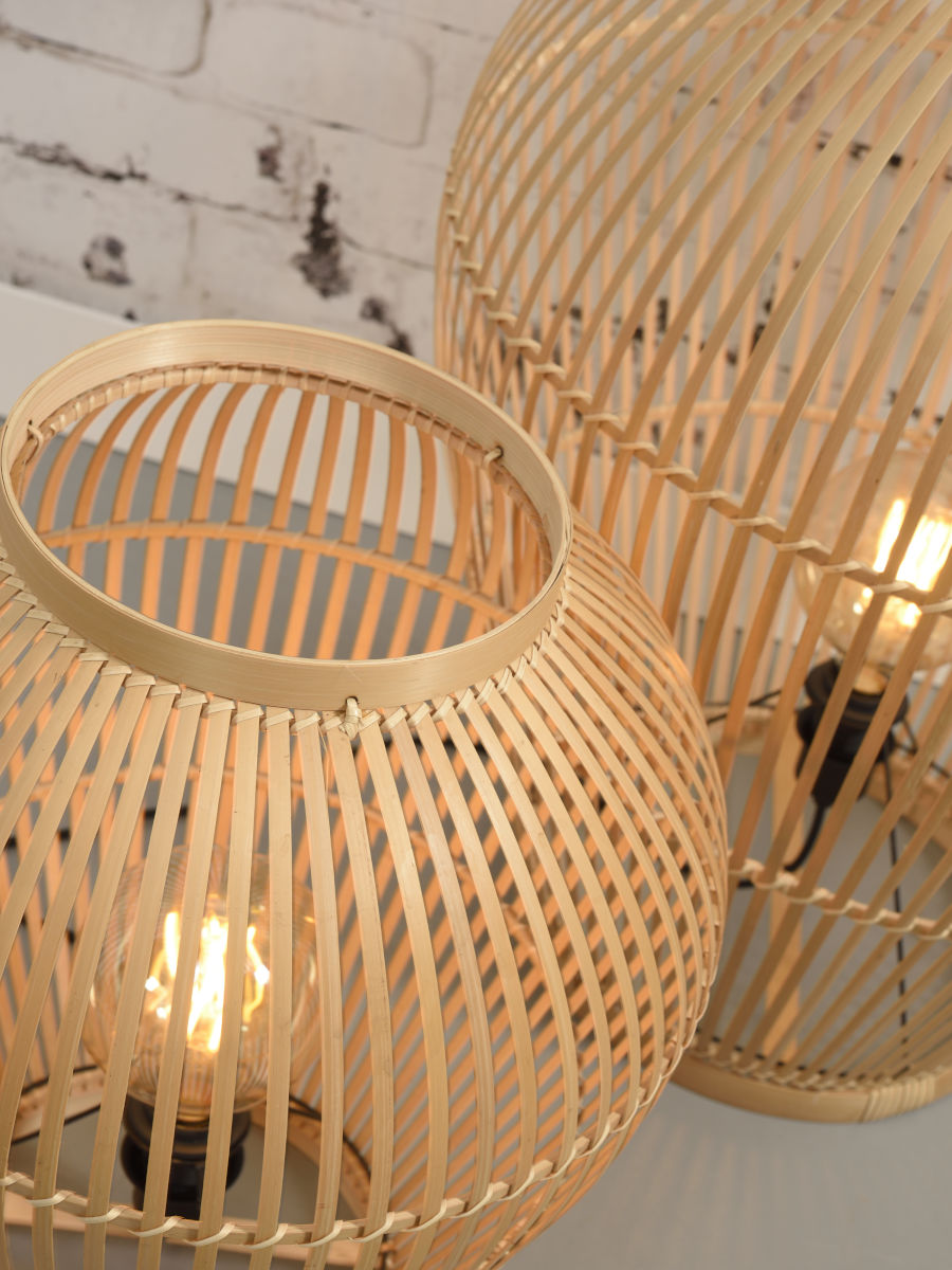 Bambusa grīdas lampa Tuvalu (S)