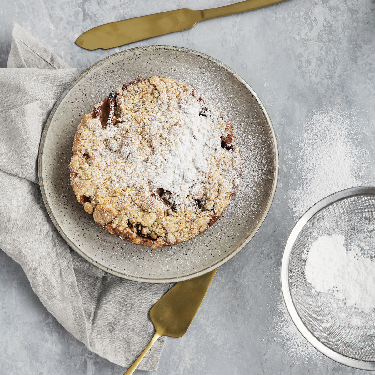 Golden kūku servēšanas komplekts