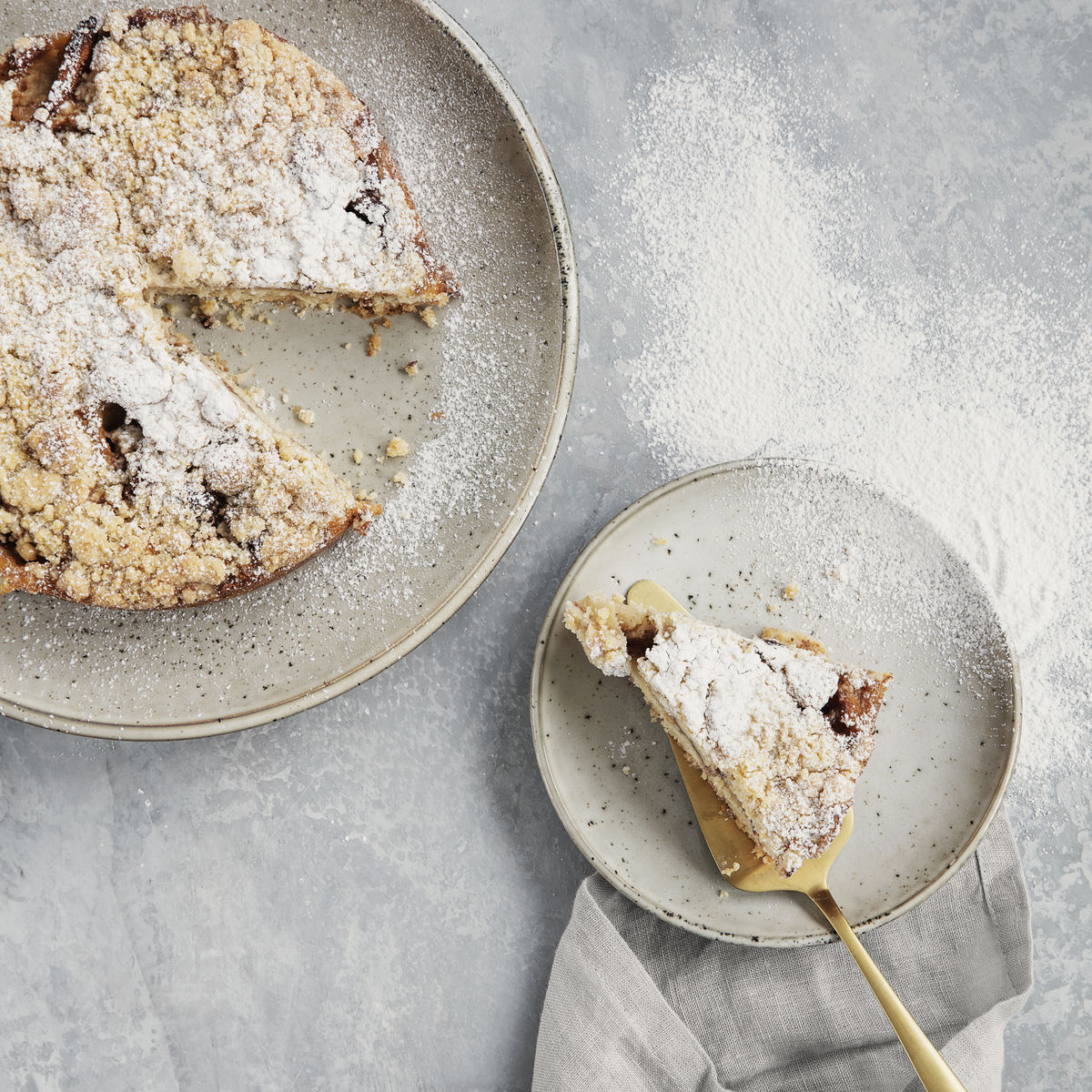 Golden kūku servēšanas komplekts