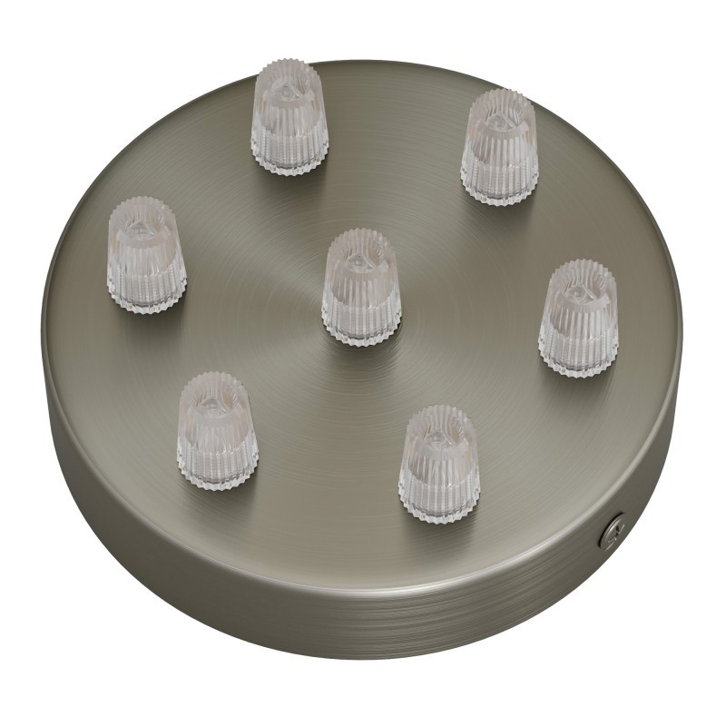 Lampas pamatne ar 7 izvadiem (Brushed Titanium)