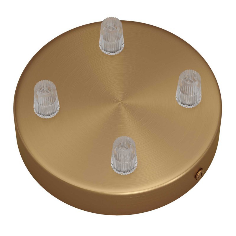 Lampas pamatne ar 4 izvadiem (Brushed bronze)