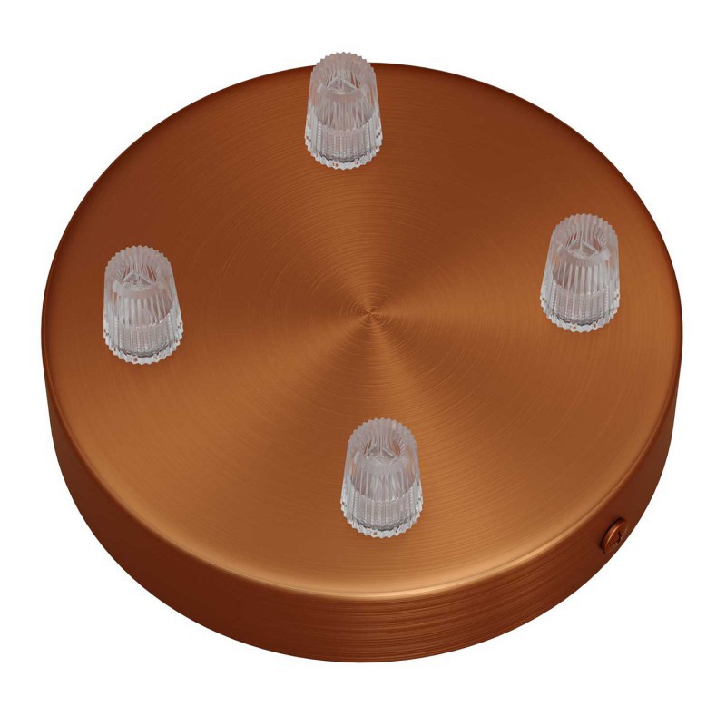 Lampas pamatne ar 4 izvadiem (Brushed Copper)