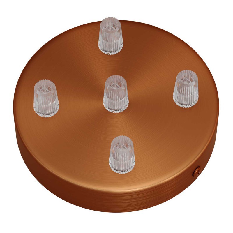 Lampas pamatne ar 5 izvadiem (Brushed Copper)