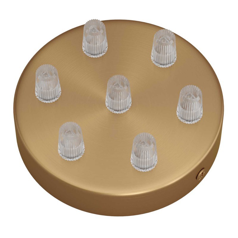 Lampas pamatne ar 7 izvadiem (Brushed bronze)