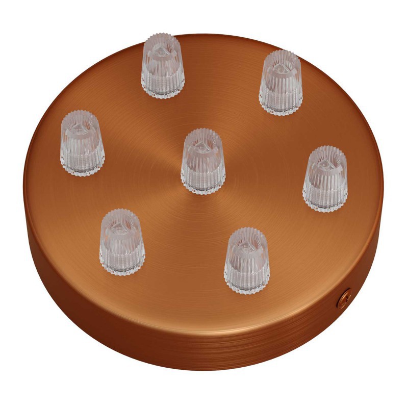 Lampas pamatne ar 7 izvadiem (Brushed Copper)