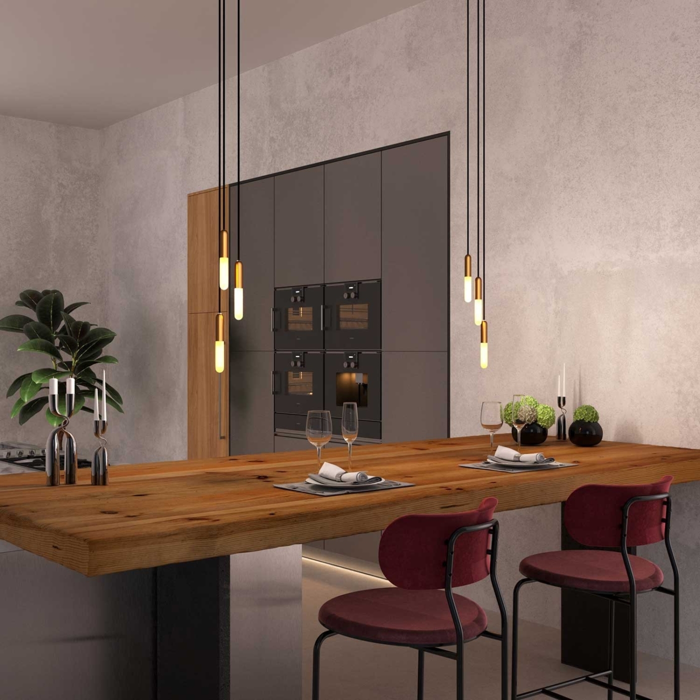 P-Light spuldzes patrona (Matēta bronza)